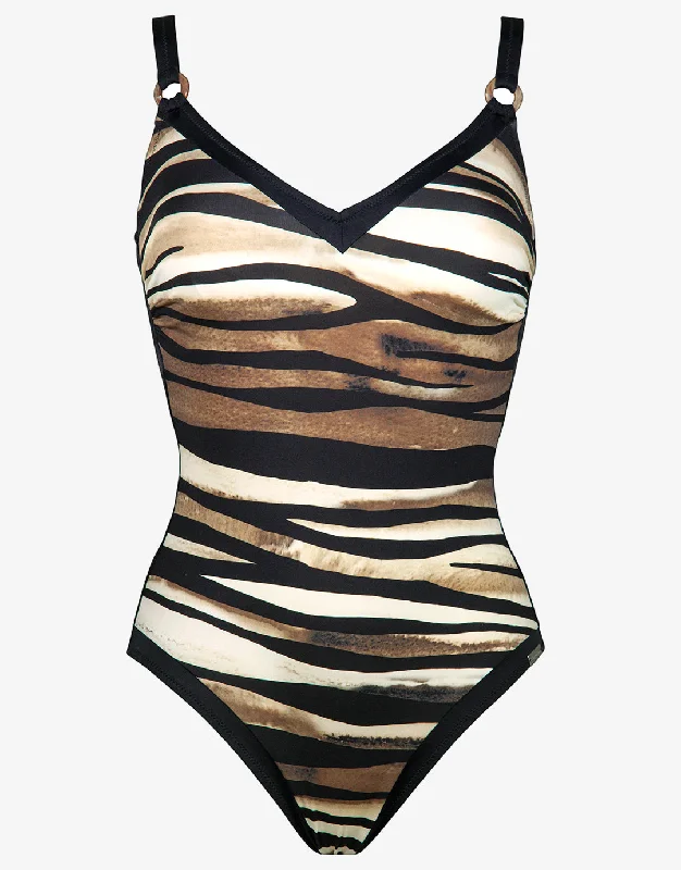 Pool Safari Underwired Swimsuit - Animal